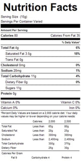 Butterscotch Drops, Bulk Size, Baking Chips (1 lb. Resealable Zip Lock Stand Up Bag)