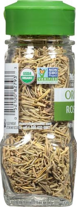 McCormick Gourmet Collection Rosemary, Organic, Non GMO, Kosher, Our Best Herbs & Spices, For Desserts, Bread, Beverages, Grilled or Roasted Meats