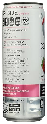 Celsius 12oz SS - Strawberry Passionfruit