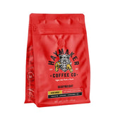 Haymaker Coffee, Dark Roast with Full-Bodied Flavor, Ground, 12 Ounce, Roasted in USA