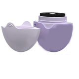 1 piece Silicone sunscreen applicator, portable body lotion applicator, water replenishing applicator (Purple)