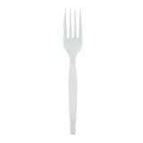 Georgia-Pacific Dixie 6.104" Medium-Weight Polystyrene Plastic Fork by GP PRO (Georgia-Pacific), White, FM217, (Case of 1,000), 1 box of 1003