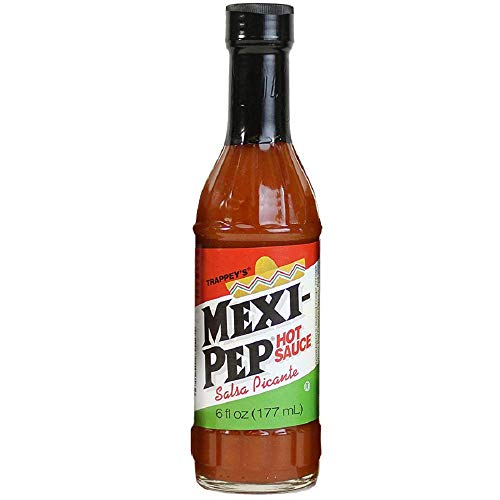 Trappey's Mexi-Pep Louisiana Hot Sauce, 6 Ounces (2 Bottles)