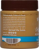 Barney Butter Almond Butter, Bare Smooth, 10 Ounce Jar, No Added Sugar or Salt, Skin-Free Almonds, No Stir, Non-GMO, Gluten Free, Keto, Paleo, Vegan