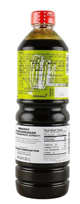 Kikkoman Nokoh Konbu Dashi Concentrated Soup Base - Umami-Rich Kelp Broth Concentrate - Japanese Style Stock for Soups, Noodles & Cooking - 33.8 Fl Oz