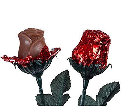 Personalized Chocolate Rose Bouquet for Mother's Day of 6 Roses with Gift Card