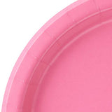 Creative Converting Touch of Color Paper Dinner Plates, 9", Candy Pink, 24 Count