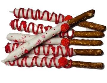 Sweet gift chocolate covered pretzel 12 Rods