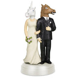 Accoutrements Unicorn and Horse Wedding Cake Topper