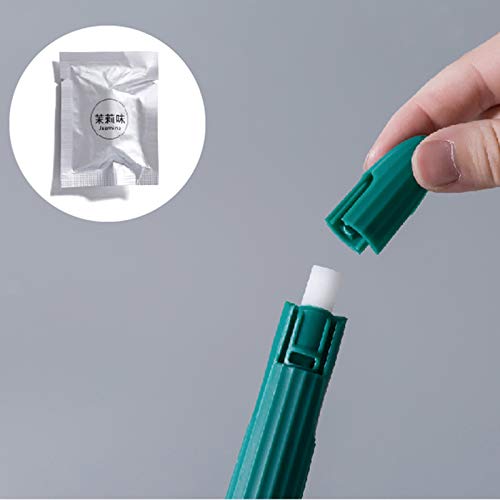 Toilet Brush and Holder Cactus Shape Set of Two Easy to Clean Without Dead Ends Kit Long Brush for Bathroom Cleaning Wall Adhesive Mount