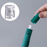 Toilet Brush and Holder Cactus Shape Set of Two Easy to Clean Without Dead Ends Kit Long Brush for Bathroom Cleaning Wall Adhesive Mount