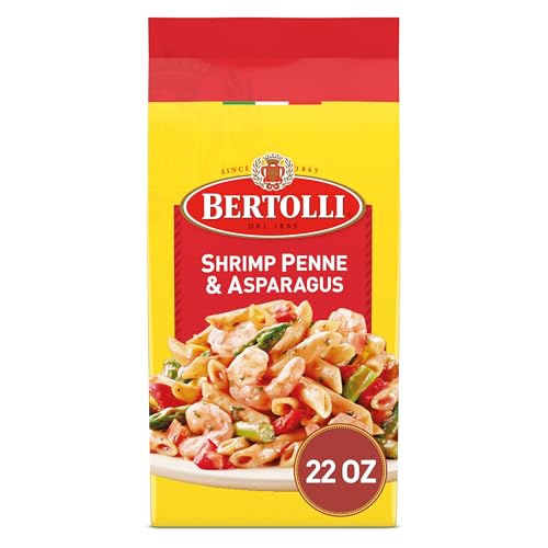 Bertolli Shrimp Penne & Asparagus Frozen Meals in a Creamy Tomato Basil Sauce, 22 oz.