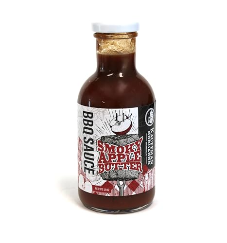 Kauffman Orchards Smoky Apple Butter BBQ Sauce, 12 oz Bottle (Pack of 6)