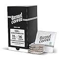 Baronet Coffee Pods [100% Colombian] Single Cup Soft 11 Gram- 1 Box of 16 Single Serve 11 Gram Pods, Medium Roast, Kosher, Vegan [100% Colombian]