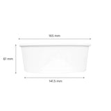Karat FP-PSB32 32 oz. Paper Short Buckets (Case of 360)