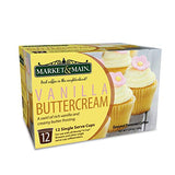 Market & Main OneCup, Vanilla Buttercream, Compatible with Keurig K-cup Brewers, 12 Count