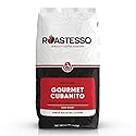 Roastesso Gourmet Cubanito, Cuban-Style Fresh Roasted Coffee Whole Beans, Medium to Dark Roast Premium Espresso Blend, 100% Arabica, Small Batches, 12