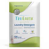 Tru Earth Platinum - Heavy Duty Laundry Detergent Sheets - Up to 128 Loads (64 Count), Fragrance Free - Ultra-Concentrated - Eco-Friendly Laundry
