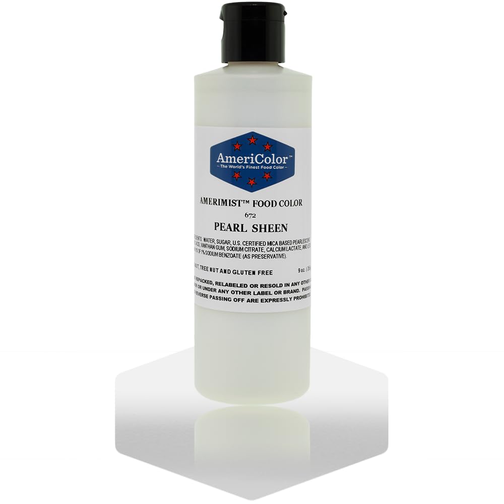 AmeriColor Amerimist Airbrush Color 9 Ounce, No-Color Pearl Sheen