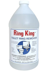Ring King Toilet Bowl Cleaners | 64oz Toilet Bowl Cleaner Liquid Fast Acting Bathroom Cleaner For Calcium, Water, Rust, Red Clay & Lime Stains - No