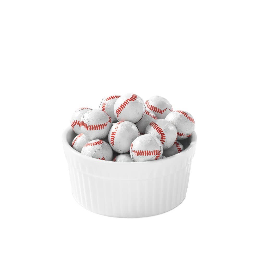 See's Candies 8 oz Milk Chocolate Foil Baseballs