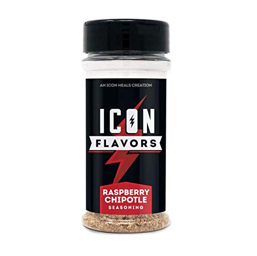 ICON Meals Gluten Free Zero Calorie Seasonings, Meal Prep, Flavor Enhancer, Keto Approved, Real Ingredients, Amazing Taste, Low Carb (Raspberry