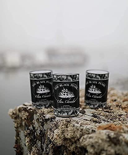 The Black Pearl Clam Chowder New England Famous Condensed Soup, 15 Ounce (3 Cans)