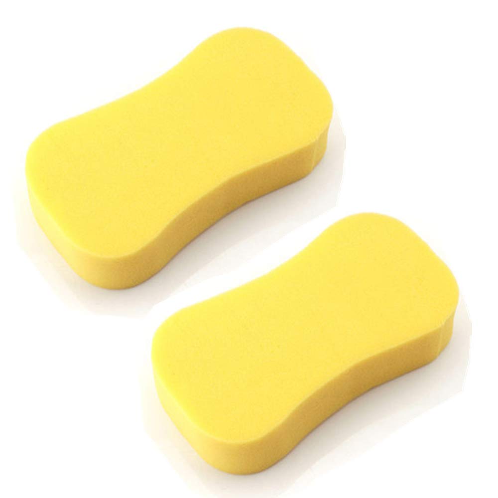2 PCS Car Wash Sponges Handy Multi-Functional Washing Sponges Cleaning Scrubber Car Cleaning Supplies for Washing Cars and Kitchen with Vacuum