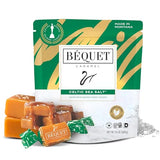 Béquet Celtic Sea Salt Caramels - Soft, Individually Wrapped Gourmet Caramel Candy, Gluten?Free & Kosher - 24 oz Resealable Pouch