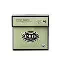 Smith Teamaker Spring Greens No. 8, Mao Feng Green Tea, Caffeinated, Sugar-Free, Sustainably Grown Full Leaf Green Tea, 15 Sachets, 1.3oz each
