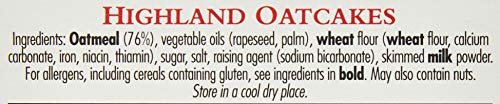 Walker's Shortbread Traditional Highland Oat Crackers, Scottish Crackers, 9.9 Oz Box