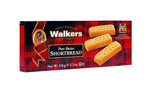 Walker's Shortbread Fingers Shortbread Cookies, All-Butter Shortbread Cookies, 5.3 Ounce Box