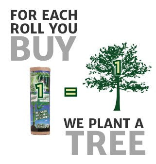 Bambooee Paper Towel Replacement 30-Sheet Roll, As Seen on SharkTank, We plant a tree with everyroll sold