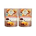 ORGANIC Turkish Dried Apricots - Sunny Fruit (2 Bags) - (5) Portion Packs per Bag - NO Added Sugars, Sulfurs or Preservatives | NON-GMO, VEGAN & HALAL