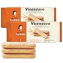 Matilde Vicenzi Vicenzovo Ladyfingers 14.10oz - Classic Italian Biscuits, Ladyfingers Cookies for Tiramisu, Kosher Dairy Cookies, Italian Bakery