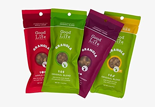 Good Life Natural’s Granola Cereal - 2oz Snack Packs | Individual Packs | Natural Ingredients | Almonds, Vanilla, & Cinnamon | No Artificial Flavoring