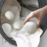 Haven Wool Dryer Balls with Essential Oils - 6-Pack Natural Reusable Laundry Balls with Lavender & Ocean Scents - Eco-Friendly Fabric Softener