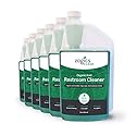 Zogics Organic Acid Restroom Cleaner, Case of 6-32 oz Bottles - Each Bottle Makes up to 16 Quarts - Meets ECOLOGO Standards