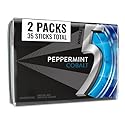 5, Gum Peppermint Cobalt Summer Travel Sugar Free Chewing Gum Refreshing Invigorating Minty Flavor Five Gum, 35 Stick Pack, 35 Count
