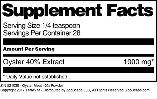 Oyster Meat 40% Powder (1 oz, ZIN: 521038) - 3 Pack