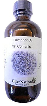 OliveNation Edible Lavender Oil for Cooking and Baking, Essential Oil from Natural Flavors, Non-GMO, Gluten Free, Kosher, Vegan - 4 fluid ounces