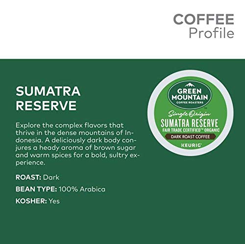 Green Mountain Sumatran Reserve K-Cup 24 Count