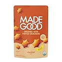 MadeGood Cheddar Star Puffed Crackers, 4.26oz Pouch, Organic Snacks