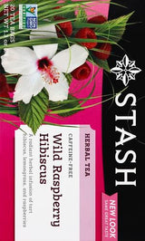 Stash Tea Wild Raspberry Hibiscus tea - 20 Count (Pack of 1)