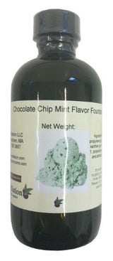 OliveNation Chocolate Chip Mint Flavor Fountain, Water Soluble Flavoring for Ice Cream, Beverages, Fillings, Non-GMO, Gluten Free, Kosher, Vegan - 8