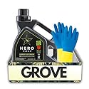 Hero Clean Juniper Scent Laundry Detergent Liquid 50 oz Bundle with Cleaning Gloves - All Natural Laundry Detergent for Everyday Use and Fabric Care