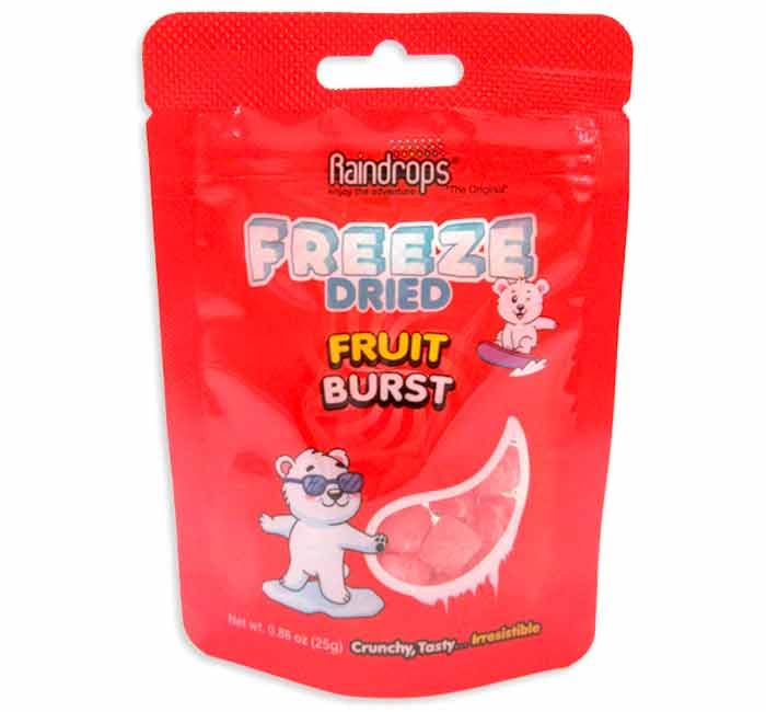 SNACKIFYME Gift Box - 8.8 Ounce Variety Pack of Raindrops Freeze Dried Candy - 10 Pouches of Chewy, Sour, Fruit-Flavored, and Marshmallow Treats