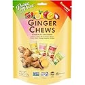 Prince of Peace Ginger Chews Assrted Flavors, 8 oz - Lemon, Lychee, Blood Orange, Mango - Candied Ginger - Candy Pack - Ginger Chews Candy - Natural