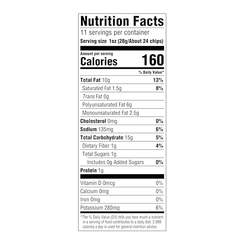 Amazon Fresh, Classic Potato Chips, 11 Oz (Previously Happy Belly, Packaging May Vary)