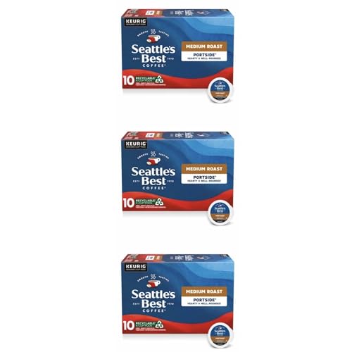 Seattle's Best, Single Serve K-Cup Coffee, 3.5oz Box (Pack of 3) (Choose Flavors Below) (Signature Blend #3)